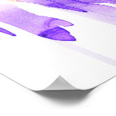 Indische vrouw, waterverf portret, kunstwerk. poster (Hoek)