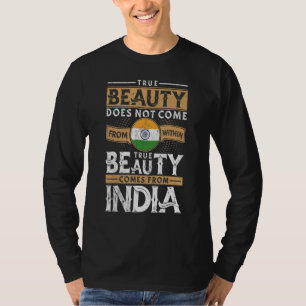 Indische vrouwen en mannen t-shirt