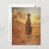 Indische watertransporteur door EW Rollins Briefkaart (Voorkant / Achterkant)