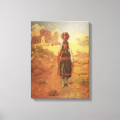  Indische watertransporteur door EW Rollins Canvas Afdruk (Voorkant)