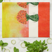 Indische Waterverf Ranunculus Theedoek (Gevouwen)