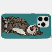 Indische woestijnkat blauwgroen Case-Mate iPhone case (Achterkant (horizontaal))