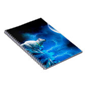 Indische wolf en volle maan notitieboek (Rechterzijde)