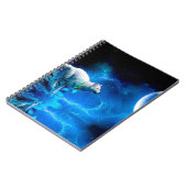 Indische wolf en volle maan notitieboek (Linkerzijde)