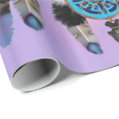 Indische Wolf Spirit Cadeaupapier (Rol Hoek)