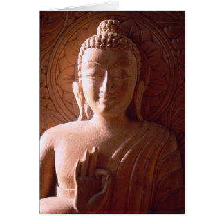 Indische Wooden Carving of Buddha