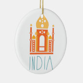 Indische yoga keramisch ornament (Rechts)