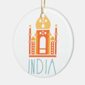 Indische yoga keramisch ornament (Links)