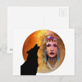 Indische zomer briefkaart (Voorkant / Achterkant)