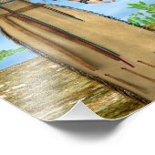 Indische zomer foto afdruk (Hoek)