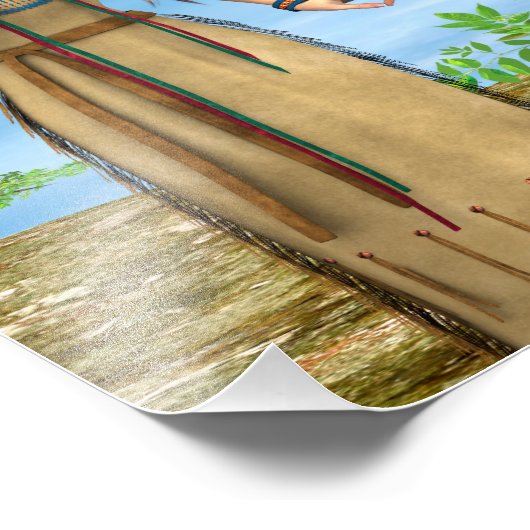 Indische zomer foto afdruk (Hoek)