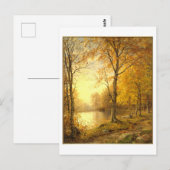 Indische zomer herfstschilderij briefkaart (Voorkant / Achterkant)