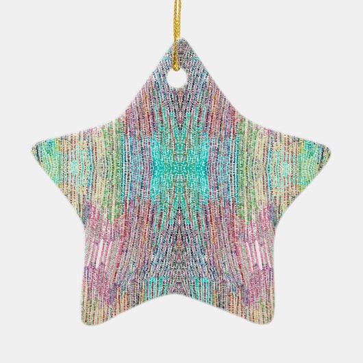 Indische zomer keramisch ornament (Voorkant)