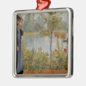 Indische zomer metalen ornament (Links)