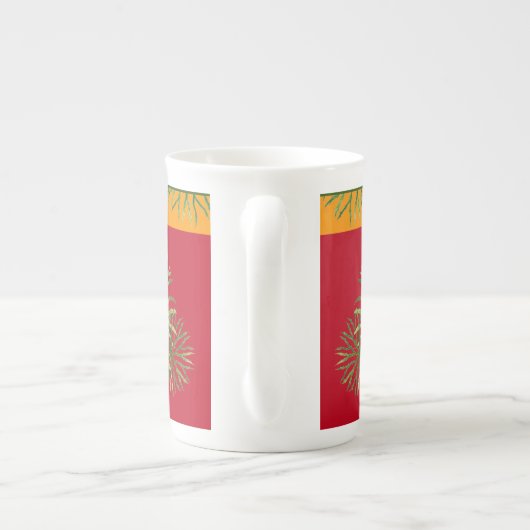 Indische zomer op een Bone China Mok (M) (Achterkant)