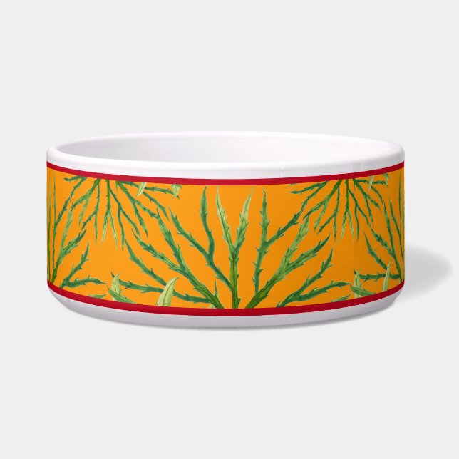 Indische zomer op een grote salad Bowl Voerbakje (Voorkant)