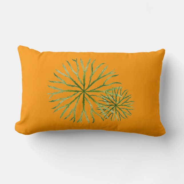 Indische zomer op een Lumbar Pillow Kussen (Voorkant)