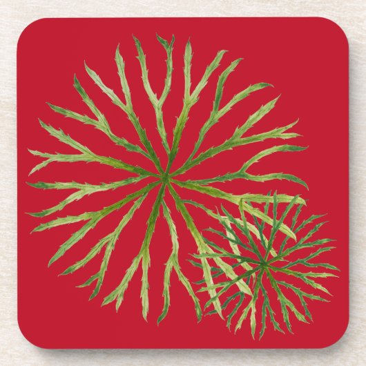 Indische zomer op een set Onderzetters (M) (Voorkant)