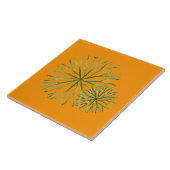 Indische zomer op keramische tegel (O) Tegeltje (Zijkant)