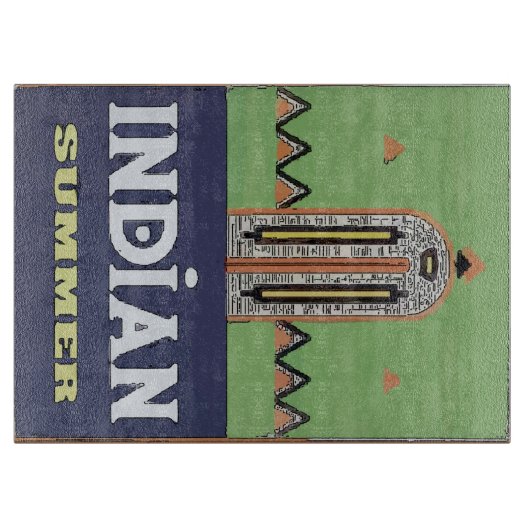 Indische zomer snijplank (Voorkant)