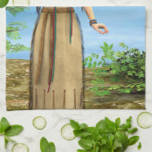 Indische zomer theedoek (Gevouwen)