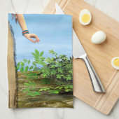 Indische zomer theedoek (Quarter Fold)