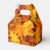 Indische zomergulden bladeren bedankdoosjes (Achterkant)