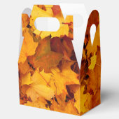 Indische zomergulden bladeren bedankdoosjes (Geopend)