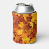 Indische zomergulden bladeren blikjeskoeler (Blikje Achterkant)