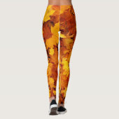 Indische zomergulden bladeren leggings (Achterkant)
