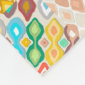 Indische zomerikatpatches fleece deken (Hoek)