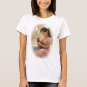Indischer Frühling - Stille Freundschaft mit Kätzc T-shirt (Voorkant)