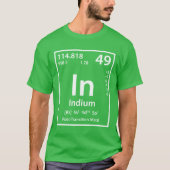 Indium element (wit) t-shirt (Voorkant)