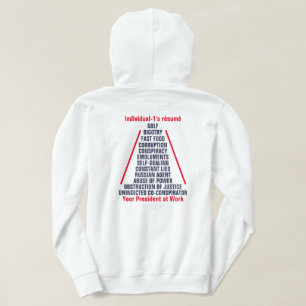 Individu-1 Trump Samenzwering Belemmering Jan 2019 Hoodie