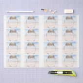 Individual Jars & Coastal Background Decoupage  Tissuepapier (Craft)