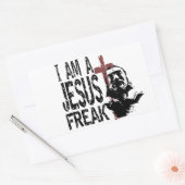 Individualiteit - Ik ben een Jesus Freak Rechthoekige Sticker (Envelop)
