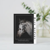 "Individualiteit" - Wilde Spaanse mosterdkreeften Briefkaart (Staand voorkant)