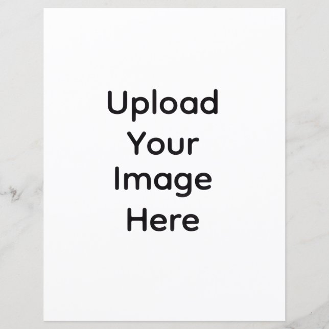 Individueel 8.5" x 11" Upload je decoupage afbeeld (Voorkant)