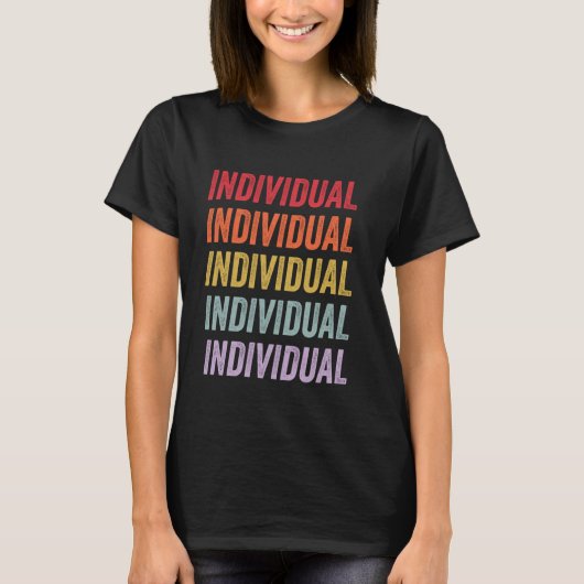Individueel T-shirt (Voorkant)