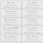 Individuele adresetiketten sticker (Voorkant)