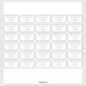 Individuele adressaat Mailing Labels Geen rand (Vel)