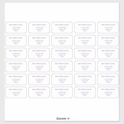 Individuele adressaat Mailing Labels Geen rand (Vel)