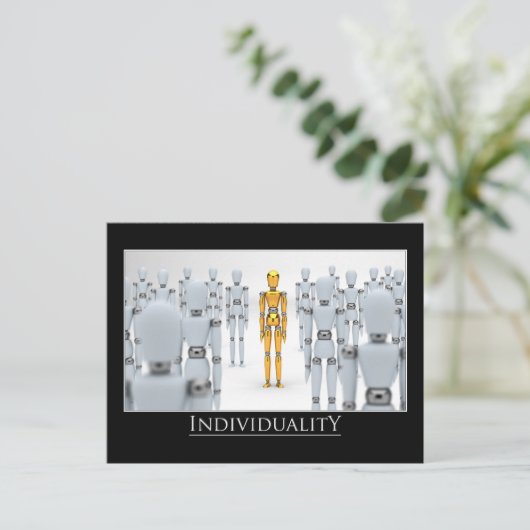 Individuele Briefkaart (Staand voorkant)