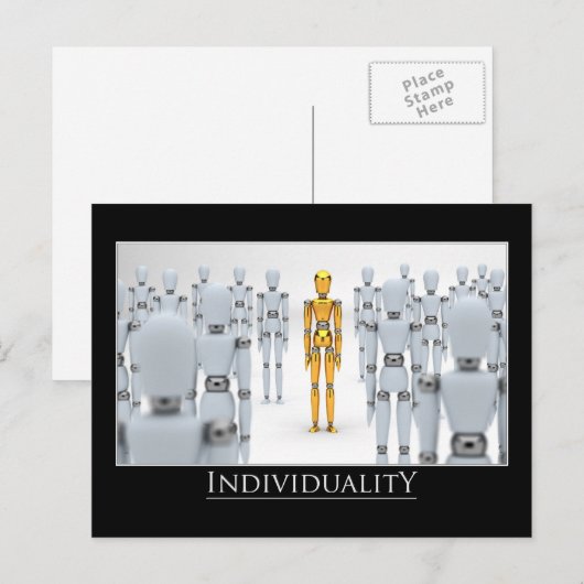 Individuele Briefkaart (Voorkant / Achterkant)