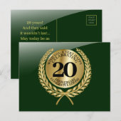 Individuele felicitaties ter gelegenheid van de ve feestdagenkaart (Voorkant / Achterkant)