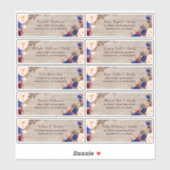 individuele gastnamen Adresetiketten Sticker (Vel)