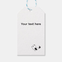 Individuele Kleine vogel Cadeaulabel