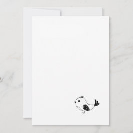 Individuele Kleine vogel Kaart