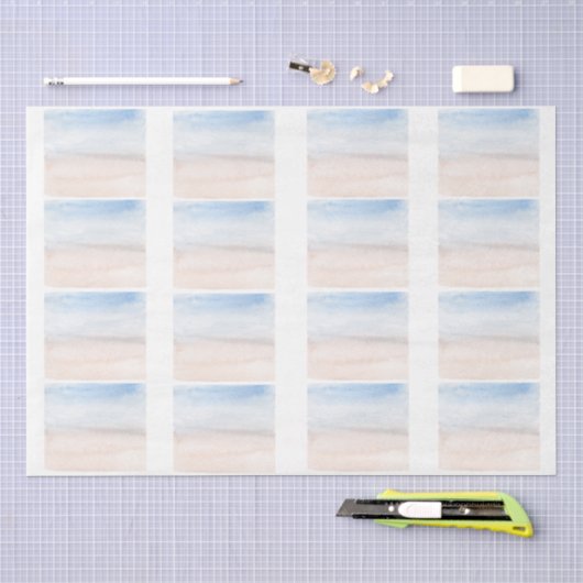 Individuele Kust Achtergronden Decoupage Papier (Craft)