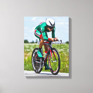 Individuele tijdrit voor mannen nr. 5 canvas afdruk